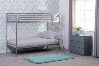 Image: 6988 - Brandon Bunk Bed - Silver